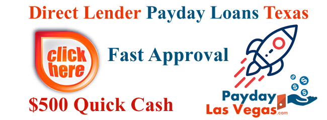 Direct Lender Payday Loans Online Texas